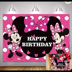 Minnie Mouse backdrop